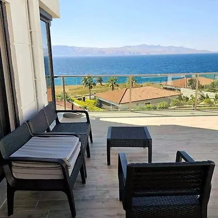 Romantic Sea And Chios View Flat Lägenhet